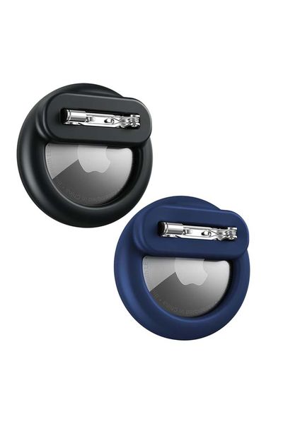 Apple Airtag Holder for Kids, Silicone Airtag Case with Safety Pins