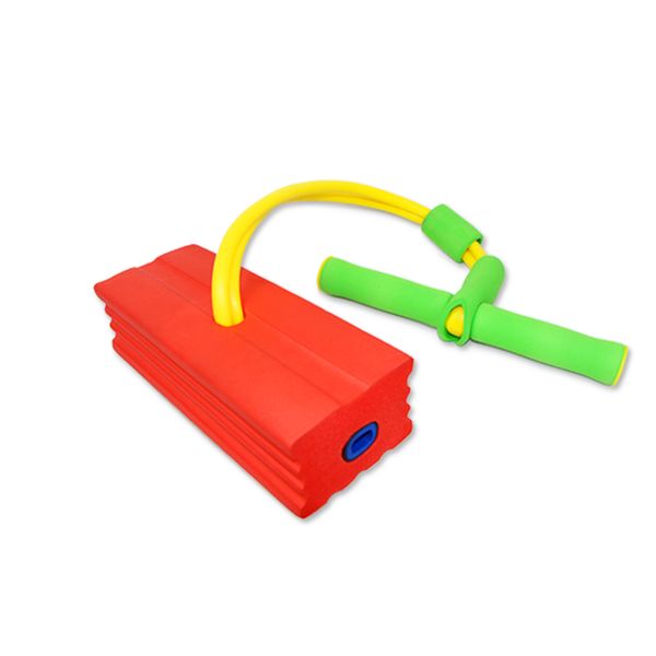 Children Frog Jumping Toy Sound Bounce Shoes - Red