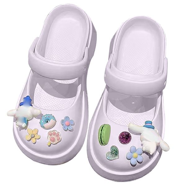 Thick Sole PVC Garden Clogs for Women Comfort