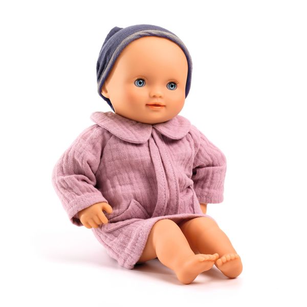Djeco Dolls - Baby Dalhia Purple (Dark Blue eyes)