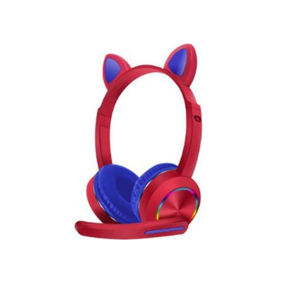CAT Ear Headset AKZK23 Wireless Headset With RGB LED Lighting
