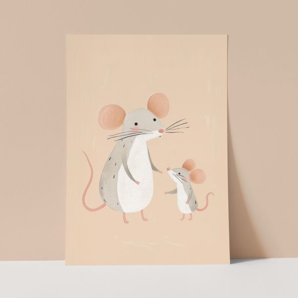 Mice Wall Print