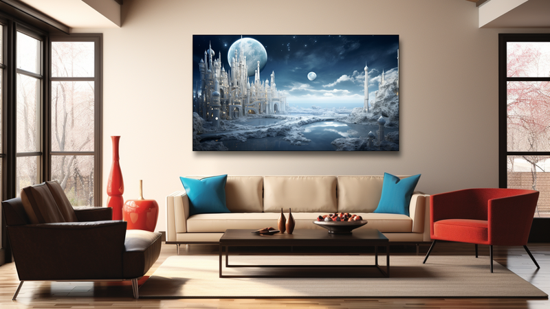 Canvas Wall Art - CelestialOasis Abstract - HD0273