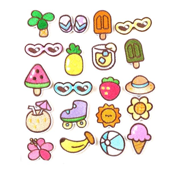 20 Pieces Colourful Iron on Patches