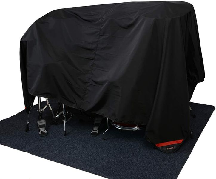 Water-Resistant Nylon Drum Set Dust Cover with Weighted Corners