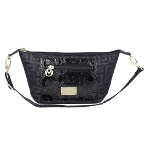 Moda Mika Ladies Women Small Purse Evening Clutch Hand Bag Handbag - Black