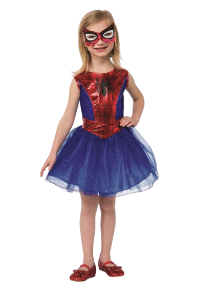 Spider Girl Dress With Mask