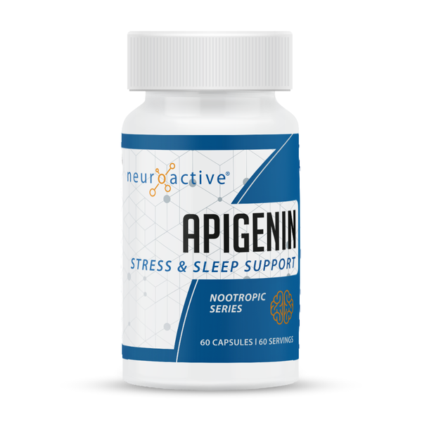 NeuroActive Apigenin - Stress, Sleep &amp; Anti-Aging Support - 60 Capsules