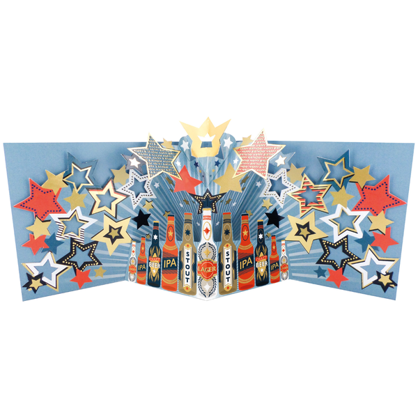 Paper Celebrations Pop-Out Birthday card - Cheers