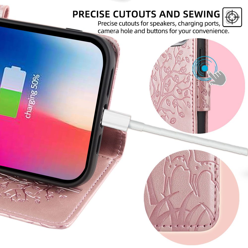 Leather Magnetic Flip Cover Phone Case Compatible With iPhone 14