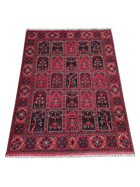 Top Persian Rugs Red Turkoman Carpet 204 x 158 CM