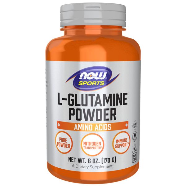 NOW Sports L-Glutamine Powder - 170g/6 oz.