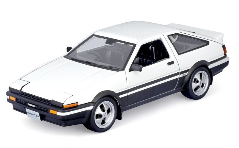 Maisto 1/24 Toyota Sprinter Trueno AE86 (19cm Long) - White