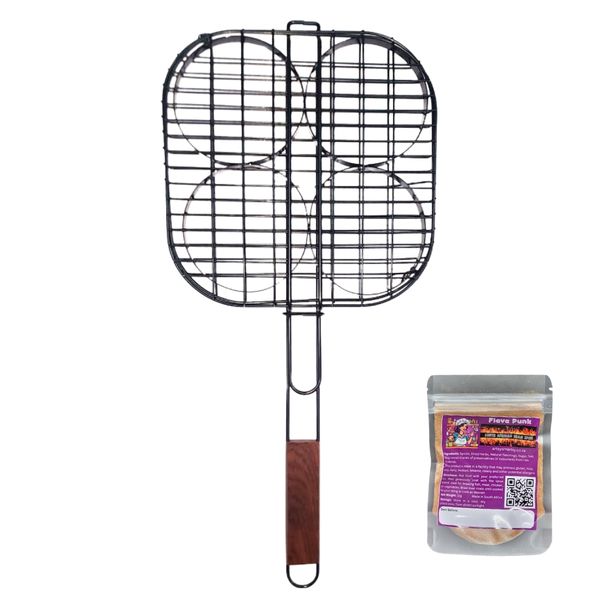 Burger Braai Basket with Signature Braai Spice