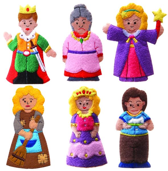 Cinderella Fairytale Story - Finger Puppet Set