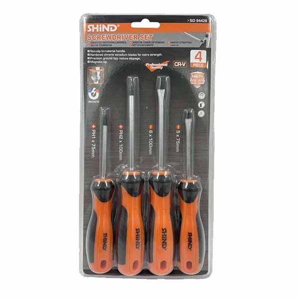 Shind 4 Piece Screwdriver Set