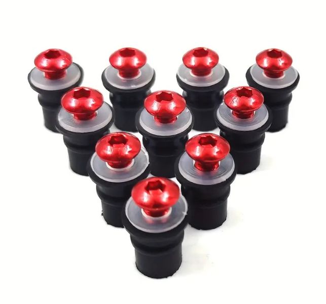 OMS Motorcycle Screen Bolt Set - 10 Piece