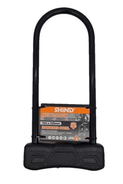 Heavy Duty Key U-Lock - 165 x 320mm