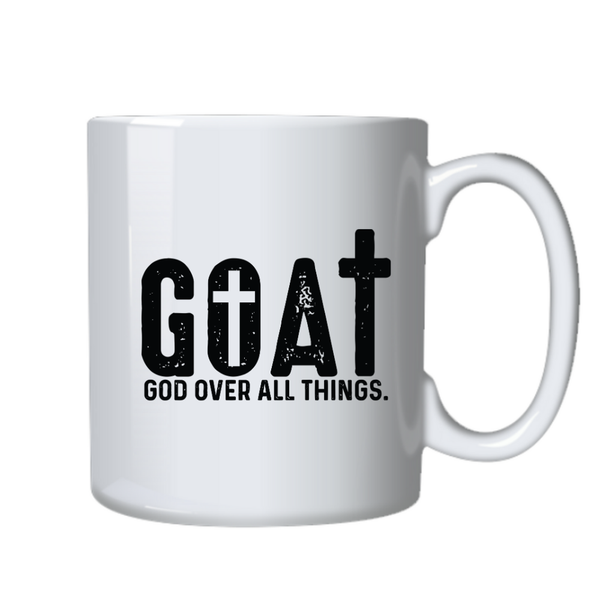 God Over All Things Christian Theme Birthday Christmas Gift Mug Cup-402