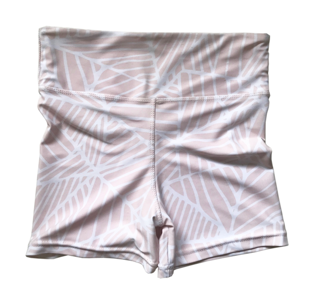 Strut Active Linear Blush Gymastics, Dance &amp; Booty Lycra Hot Pants Shorts