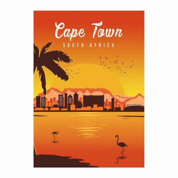Cape Town South Africa Poster - A1
