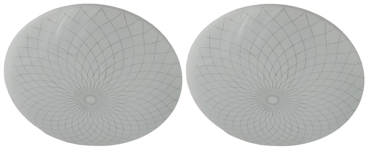 Hello Today LED Round Shape With Line Patterned Ceiling Light 30W - 2 Pack