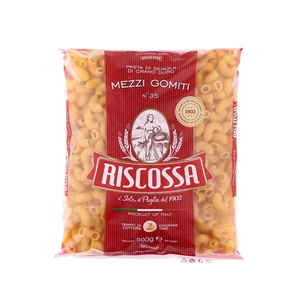 Riscossa - Mezzani Gomiti Pasta 500g