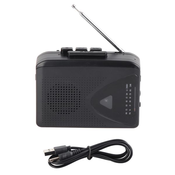 Portable Cassette Player Classic Style Radio Stereo Compact Tape Player
