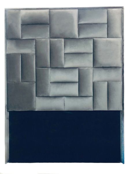 Modern - Grey Headboard Double Size