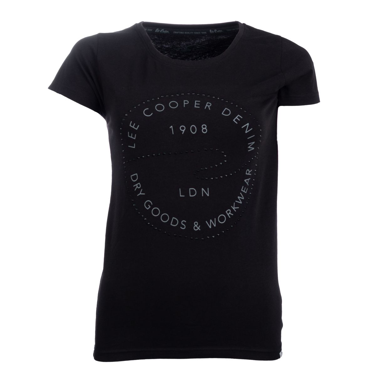 Ladies Cotton T-shirt: Tegan - Black | Shop Today. Get it Tomorrow ...