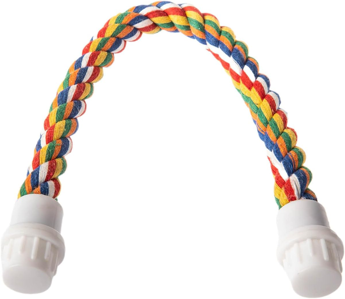 Colourful Cotton Rope Bird Perch 32cm