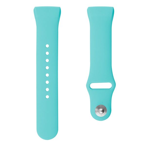 Classic Silicone Strap Compatible with Fitbit Charge 3/4 (Size: M/L) -Teal