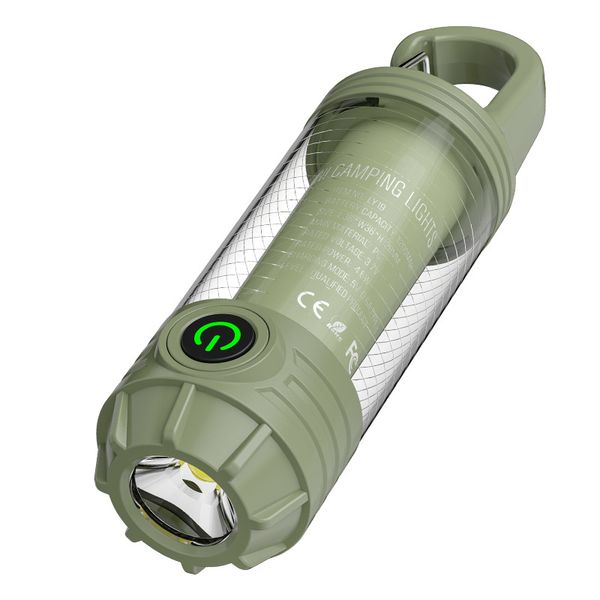 Outdoor Camping Lamp, Multi-Source Portable Pendant Flashlight