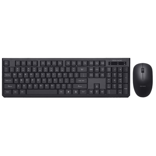 Body Glove Wireless Slim Keyboard &amp; Mouse Set - Black
