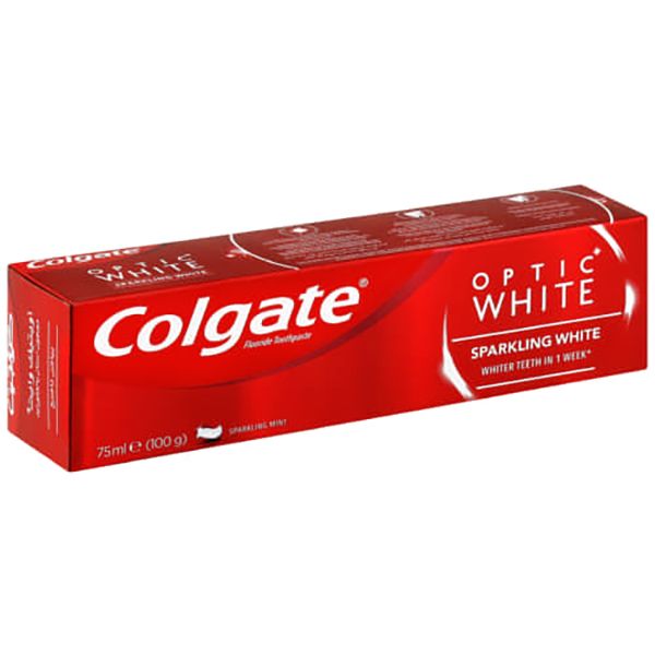 Colgate Optic White Toothpaste (2 x 75ml tubes)