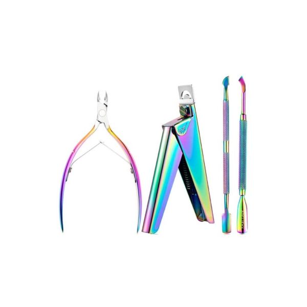 4 Pieces Stainless Steel Pedicure Manicure Set Nail Tools