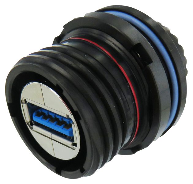 Amphenol Socapex (USB3FTV 7 A G F312) USB Sealed Connector, USB Type A