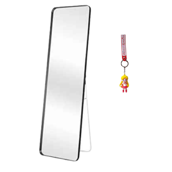 Dansup- Black Frame Rectangular 148 cm x 38 cm Glass Mirror