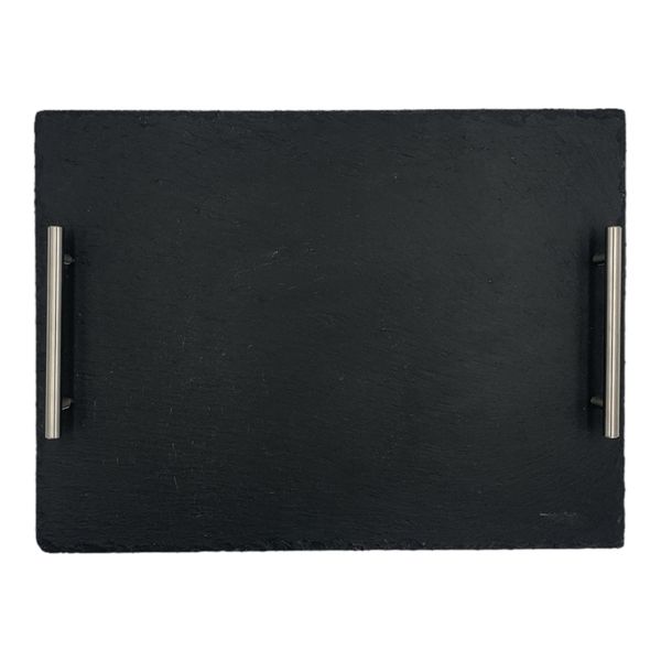 Quality Serving Tray Slate Rectangular with Handles