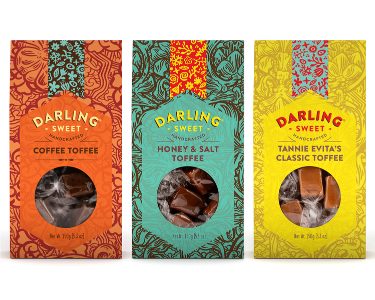 Darling Sweet Handcrafted 150g Toffee Assortment
