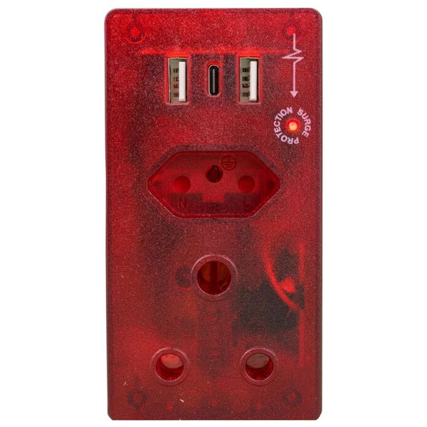 Electrosense USB Type C Surge Protector Plug Top 16A Voltage Guard