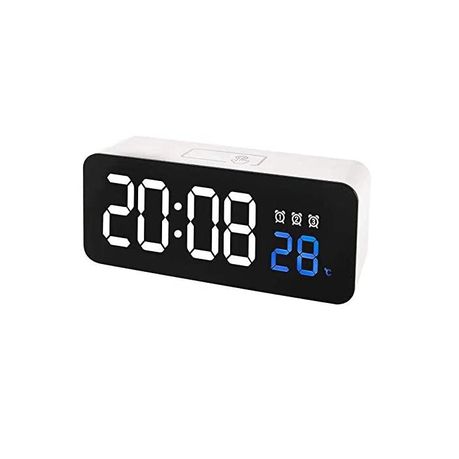 Digital Clocks & Clock Radios - LED Rechargeable Digital display Alarm ...