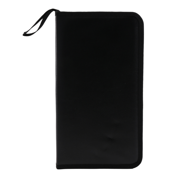 80 VCD DVD CD Faux Leather Case Storage Holder Organizer Black