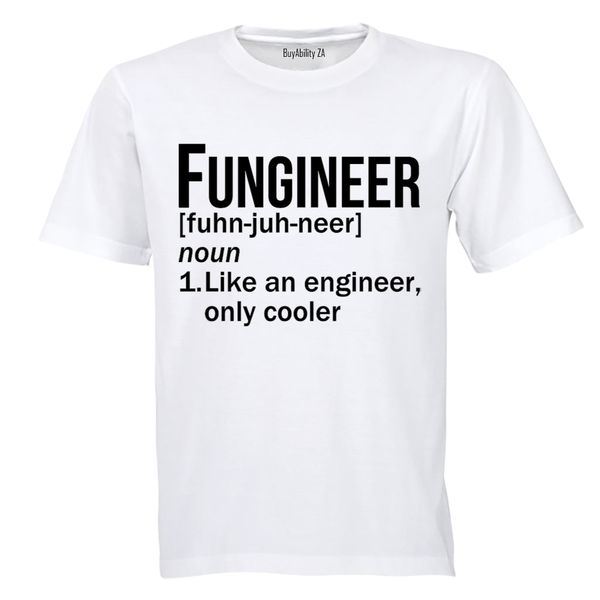 Fungineer - Mens - T-Shirt - White