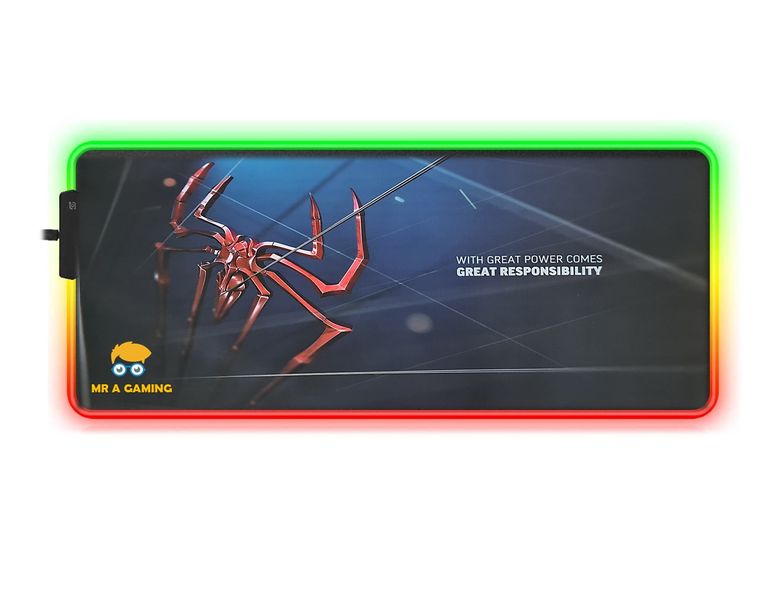 Mouse Pad- Non Slip Extra Large RGB With LED -G840X spiderman