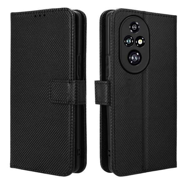 Magnetic Buckle Shockproof Wallet Cover Compatible with Huawei Nova 12i 4G