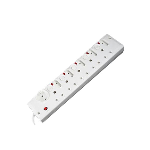 ACDC - 5x16A SA &amp; 5xeuro And 1xschucko Extender Plug Switched