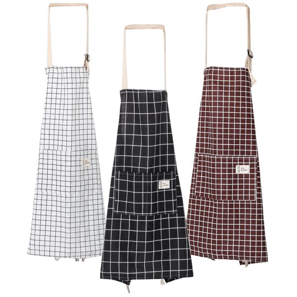 Kitchen Water Resistant Clothing Protection Adjustable Apron - Set Of 2