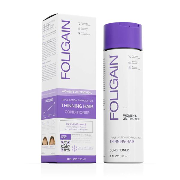 FOLIGAIN Conditioner For Thinning Hair For Women with 2% Trioxidil (236ml)