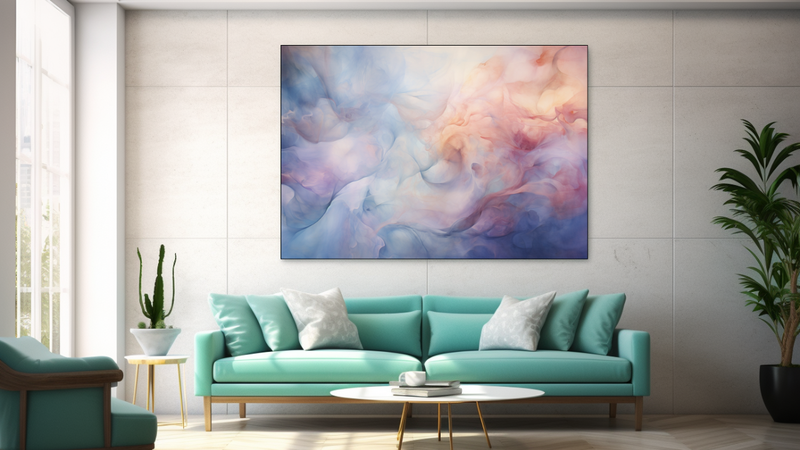 Canvas Wall Art - Celestial Dreamscape Abstract - JT0090